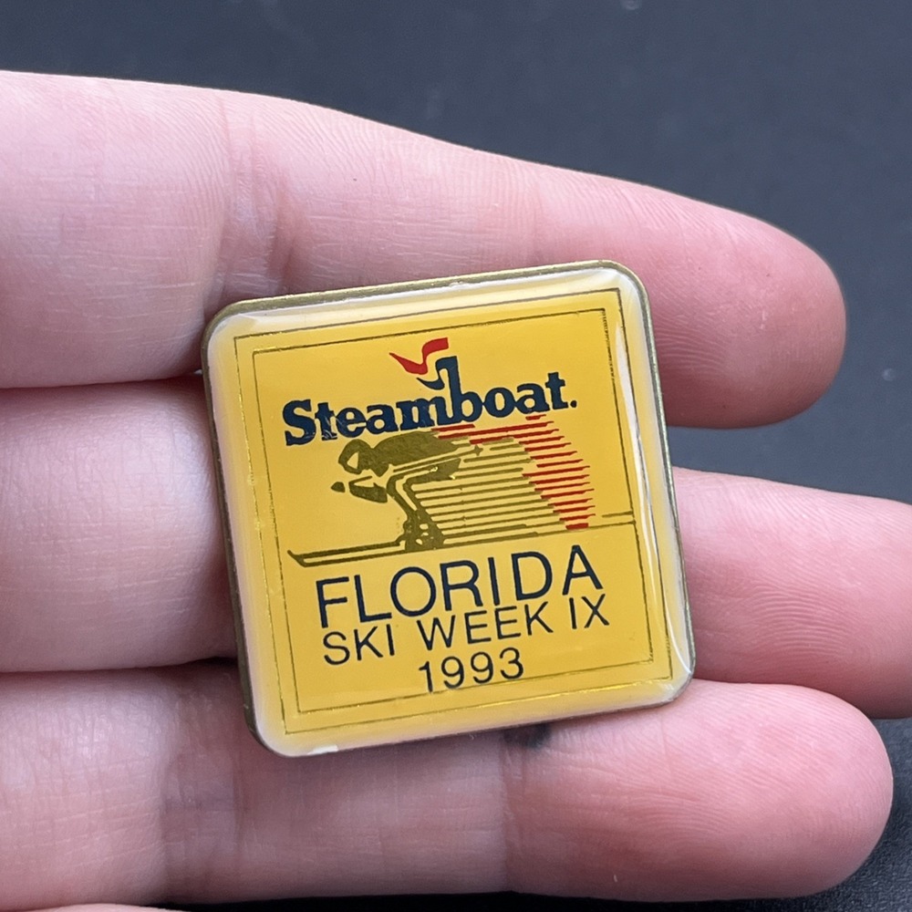 Steamboat Springs Florida Ski Week IX 1993 Lapel Hat Pin